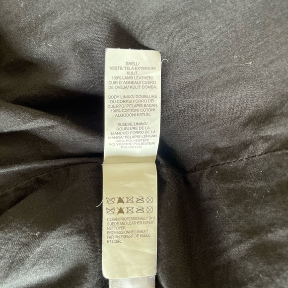 Lucky Brand Leather Moto Jacket - Picture 4 of 4